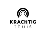 krachtig thuis icon zwart